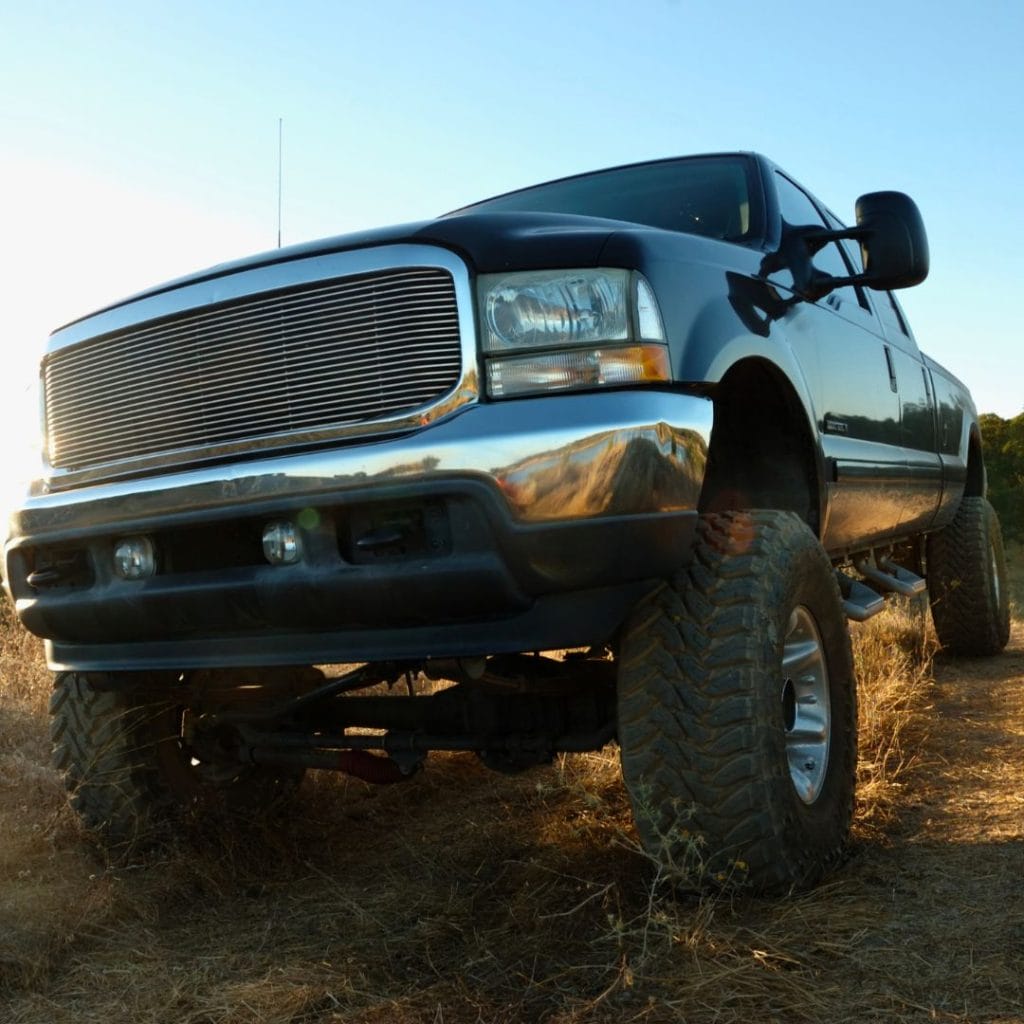 lifted truck